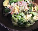 時短 青梗菜カニカマ卵のあんかけ作り方6写真