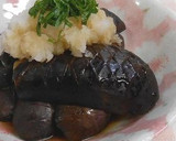 蒸し茄子におろしとポン酢添え作り方3写真