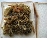ホットサンド風♪煮物でおかずトースト作り方2写真