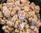 なすと鶏肉の青じそ梅肉だれ風味ふわ卵丼☆作り方4写真