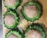 自家製ゴーヤーの肉詰め揚げ作り方3写真