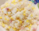 炊飯器で簡単！コーンとベーコンのピラフ作り方6写真