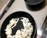 簡単材料で絶品ホタテとバジルのパスタ作り方2写真