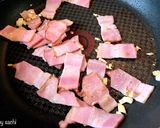 ベーコンとブロッコリーとしめじの玉子炒め作り方3写真