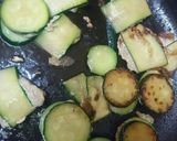 ズッキーニのミンチサンド焼き作り方3写真