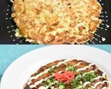 豚肉おかずの素でチーズお好み焼き作り方3写真