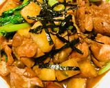 鶏と長芋のわさび醤油炒め作り方7写真