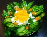 キュウリの飾り切り、木の葉カットです。作り方11写真