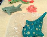 キラキラゼリー海の水族館ケーキ☆作り方16写真