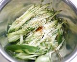 簡単小鉢！胡麻薫る☆胡瓜の中華風和え作り方1写真