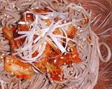 冷やし蕎麦（乾麺）・ごま油とかつお醤油味作り方10写真