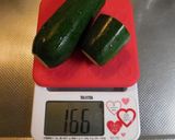 簡単★ズッキーニのおろしキュウリ和え✿作り方1写真