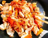少しでも野菜が取りたい！キムチ焼きそば作り方3写真