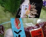 サラダチキンたまり醤油和パスタ作り方1写真