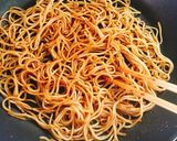 少しでも野菜が取りたい！キムチ焼きそば作り方6写真