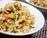 ミネラル豊富！あさりとひじきの炊込みご飯作り方6写真