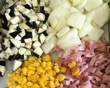 野菜とハムのお惣菜パン作り方2写真