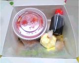 から揚げマヨ弁当♪作り方3写真