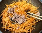 給食の人参ツナごはんfromいわき作り方2写真