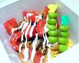 から揚げマヨ弁当♪作り方5写真