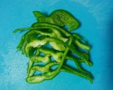 ピーマンとたらこの炒め物作り方1写真