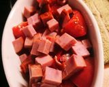 ハムとトマトのチーズ焼き作り方3写真
