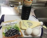 蒸し黒豆と卵のサラダ!(^^)!作り方1写真