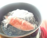 ポリ袋で湯煎ポリCOOK『基本のシャケ』作り方6写真