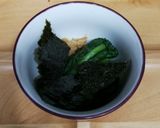 オイスターソースで即席味噌汁作り方1写真