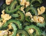 ゴーヤと炒り卵のオイスターソース炒め作り方4写真