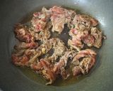 牛肉とパプリカのプルコギ風炒め。作り方2写真