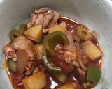 簡単で適当な鶏肉と野菜のトマト煮作り方5写真