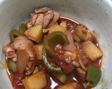 簡単で適当な鶏肉と野菜のトマト煮作り方5写真