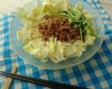 ☆肉味噌レタスで混ぜ麺☆作り方4写真
