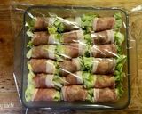 レタスの豚しゃぶ巻き☆レンジ蒸し作り方5写真