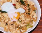 木綿豆腐のスタ丼（ピリ辛大蒜醤油味）作り方9写真