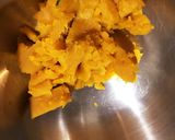 レーズンinカボチャの巾着(離乳食)作り方1写真