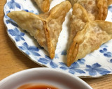 餃子の皮で簡単に☆カレー風味のサモサ作り方22写真