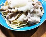 大根おろしのさっぱり冷しゃぶパスタ作り方5写真