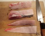 マグロのスナズリの刺身作り方2写真