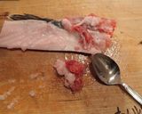 マグロのスナズリの刺身作り方4写真