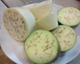 白茄子・大丸茄子ローストの肉味噌添え作り方2写真