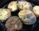 白茄子・大丸茄子ローストの肉味噌添え作り方9写真