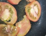 お一人様のトマトチーズ卵作り方1写真