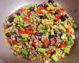 ひき肉とカラフル野菜のオイスター炒め作り方6写真