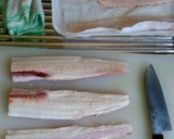 アブラツノザメの湯引き、ピリ辛酢味噌で…作り方3写真