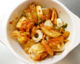 簡単コク旨！ちくわのキムチマヨチーズ焼き作り方2写真
