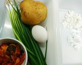 旨っ♥香味だれ じゃがいもキムチチヂミ作り方1写真