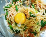 旨っ♥香味だれ じゃがいもキムチチヂミ作り方6写真