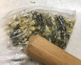 のり天と青ねぎの和風パスタ作り方2写真